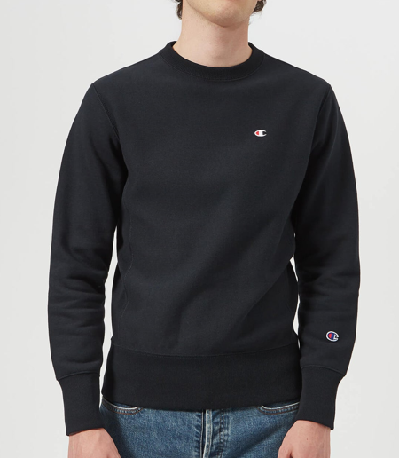 Champion Japan C Logo Crew Neck Sweatshirt – Navy – ANTHEM