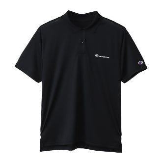 Champion Japan Left Script Polo Shirt – Black