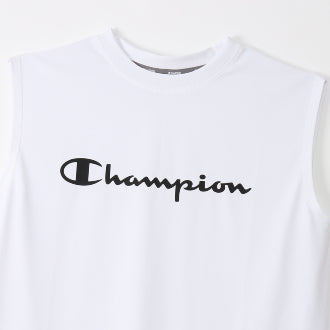 Champion Japan Script Logo Muscle Tee – White