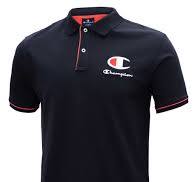 Champion Europe Stretch Cotton Logo Polo Shirt – Black