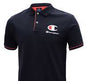 Champion Europe Stretch Cotton Logo Polo Shirt – Black