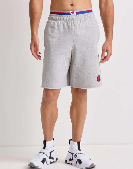 Champion US 10” Inch Powerblend Graphic Short – Oxford Grey