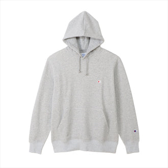 Champion Japan C Logo Hooded Sweatshirt – Oxford Gray