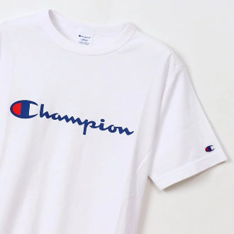 Champion Japan Script Logo Short Sleeve T-Shirt  – White