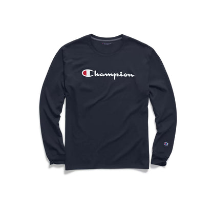 Champion US Classic Graphic Long Sleeve Tee - Navy