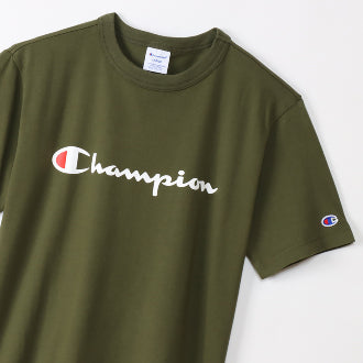 Champion Japan Script Logo Short Sleeve T-Shirt – Dark Green