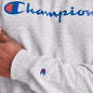 Champion US Powerblend Graphic Crew – Oxford Grey