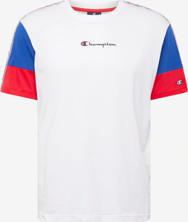 Champion Europe AOP Shoulder C Logo T-Shirts – White