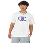 Champion US Men’s Collage Logo Classic Graphic Tee – White