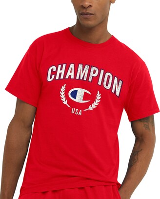 Champion US Men’s Classic Graphic Tee – Scarlet Red