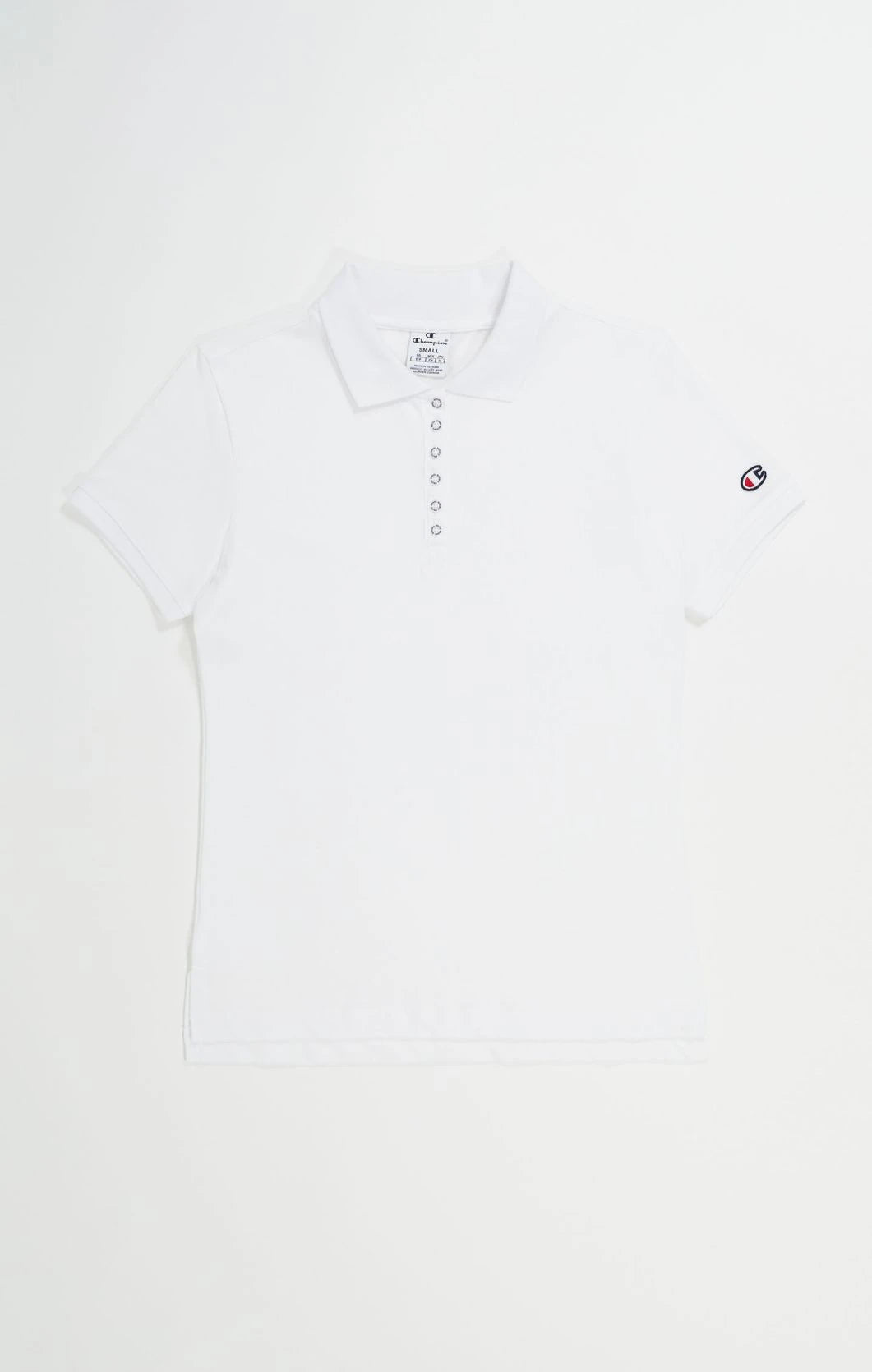 Champion Europe C Logo Women’s Polo Shirt – White