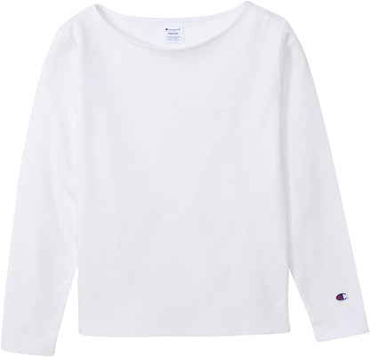 Champion Japan Womens Long Sleeve T-Shirt – White