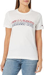 Champion Europe Women Full Script Logo Crewneck T-Shirt – White