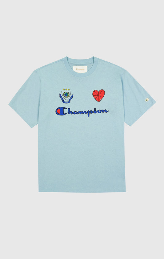 Champion Europe Men’s Printed Crewneck T-Shirt – Mint