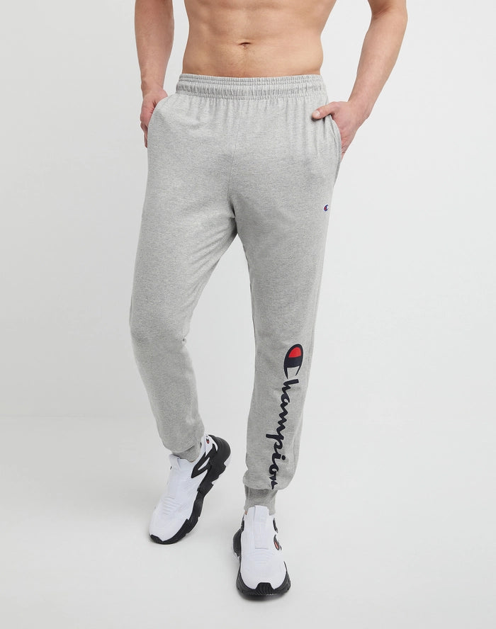 Champion US Graphic Cotton Jogger Pants – Oxford Grey