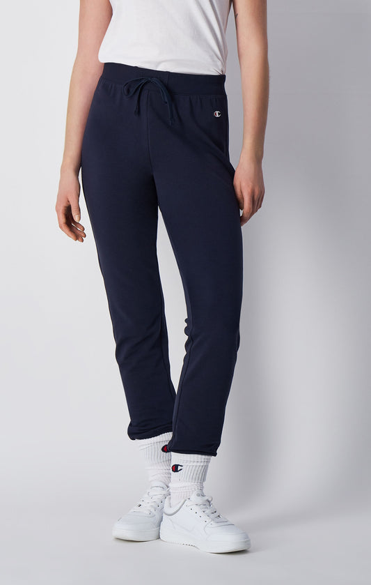 Champion Europe Women’s C-Logo Slim Pants  – Navy