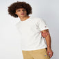 Champion Europe Men’s Crewneck T-Shirt with Embroidered – White