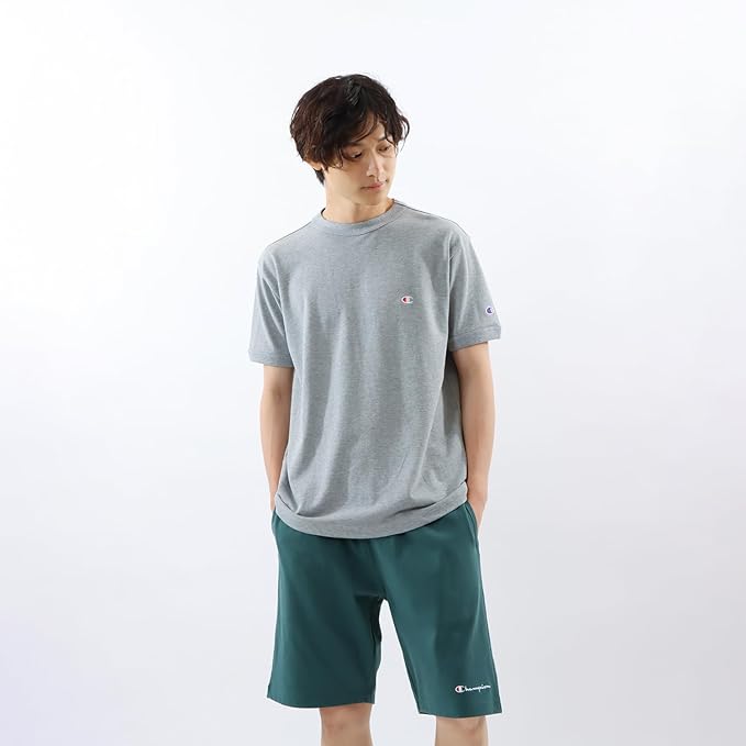 Champion Japan C Logo Short Sleeve T-Shirt – Oxford Grey