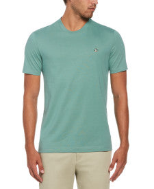 Original Penguin Organic Cotton Jersey Tv Pete Short Sleeve Tee Shirt – Oil Blue