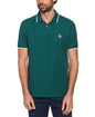 Original Penguin Organic Cotton Pique Short Sleeve Polo Shirt With Tipped Collar – June Bug