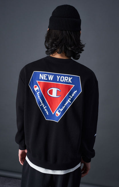 Champion Europe Men’s Crewneck Sweatshirt – Black