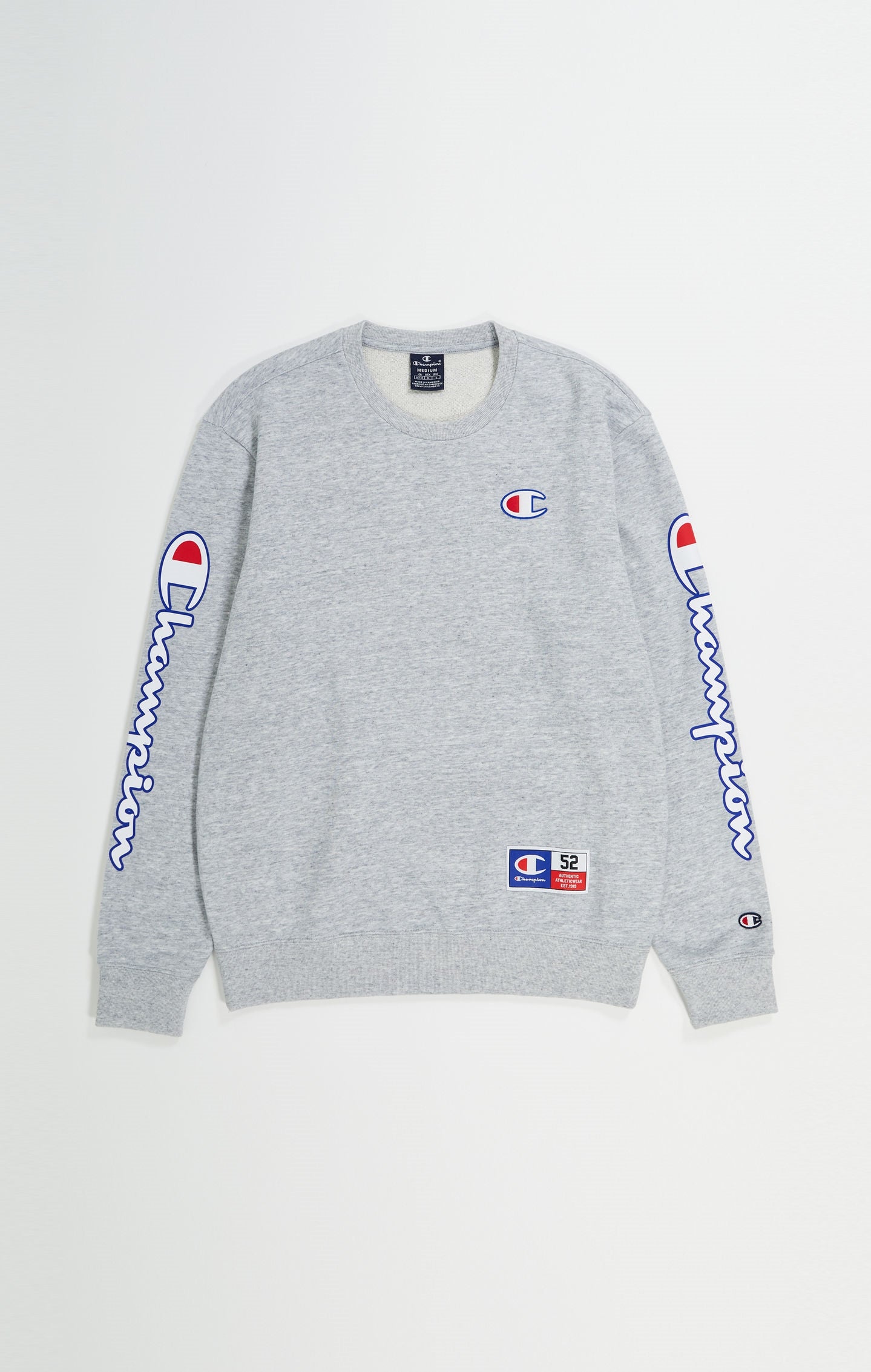 Champion Europe Men’s Crewneck Sweatshirt – Oxford Grey