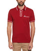 Original Penguin Drop Needle Short Sleeve Polo Shirt With Tipping – Red Dahlia