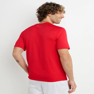 Champion US Men’s Double Dry Tee – Scarlet