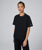 Champion Europe Women’s Neck Script Logo T-Shirt – Black