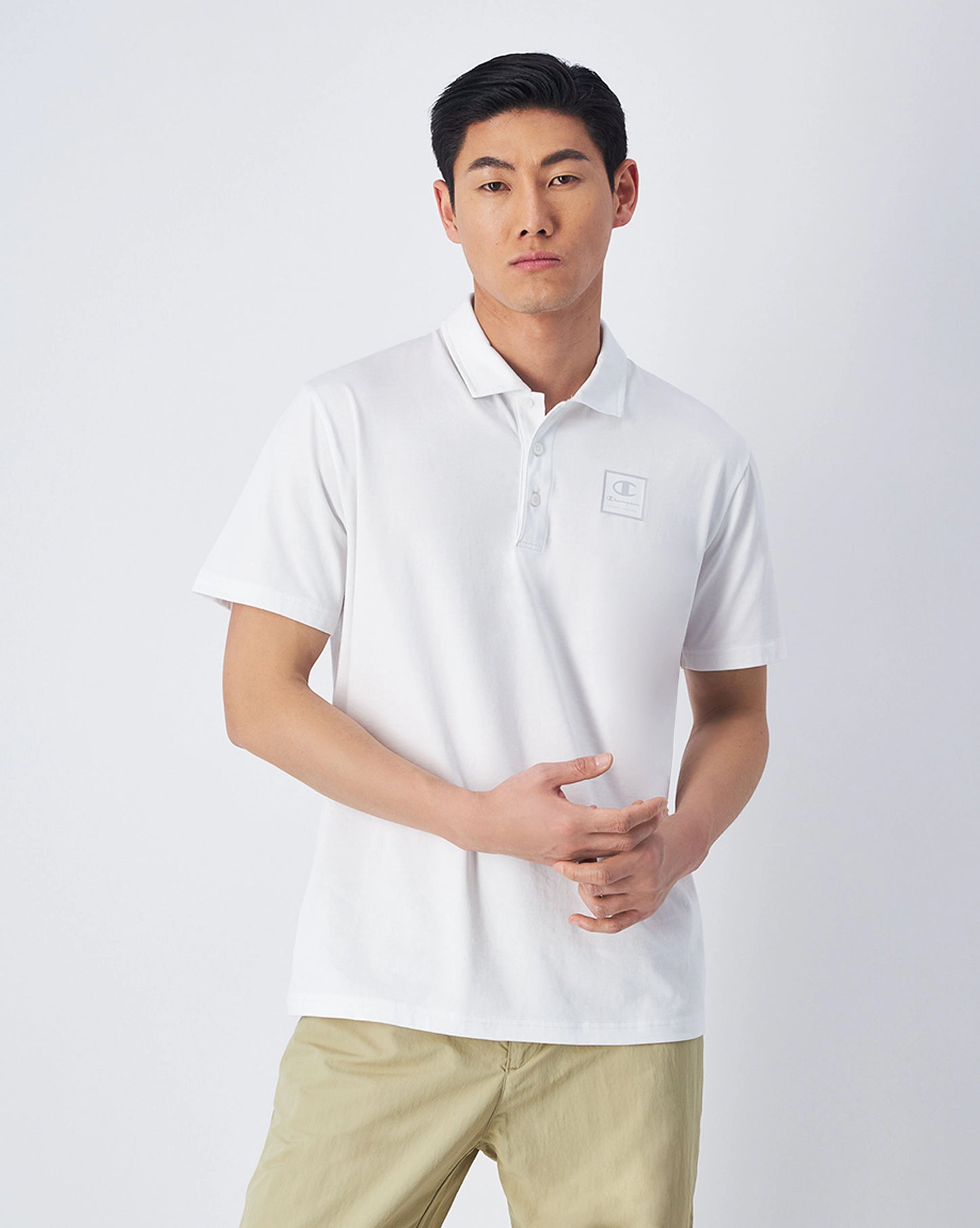 Champion Europe Men’s CH Polo Shirt – Off White