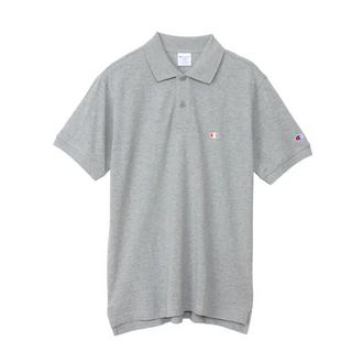 Champion Japan C Logo Polo Shirt – Oxford Gray