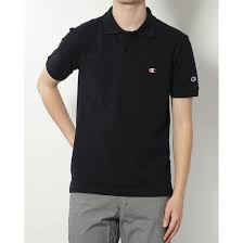 Champion Japan C Logo Polo Shirt - Black