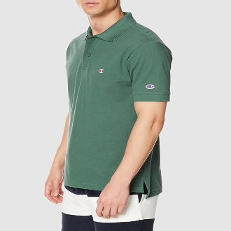 Champion Japan C Logo Polo Shirt – Moss Green