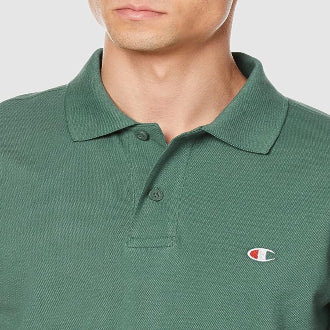 Champion Japan C Logo Polo Shirt – Moss Green