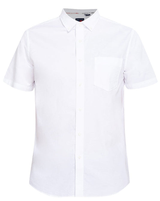 Perry Ellis America Woven Short Sleeve Oxford Shirt