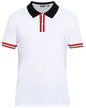 Perry Ellis Open Chest Knit Stretch Polo