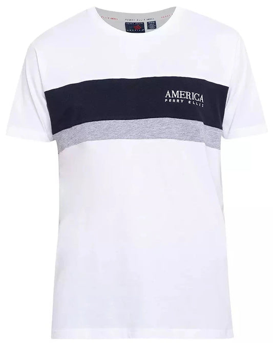 Perry Ellis America Round Neck Knit T-Shirt