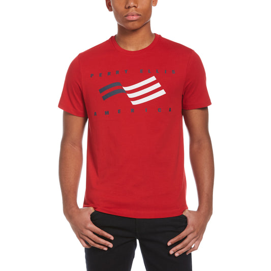 Perry Ellis America Round Neck Knit T-Shirt