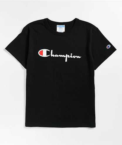 Champion USA Heritage T-Shirt (Screenprint Logo) - Black