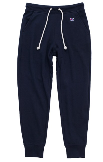 Navy blue champion sweatpants womens on sale