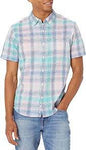 Original Penguin Roadmap Plaid Woven Shirt - Bright White