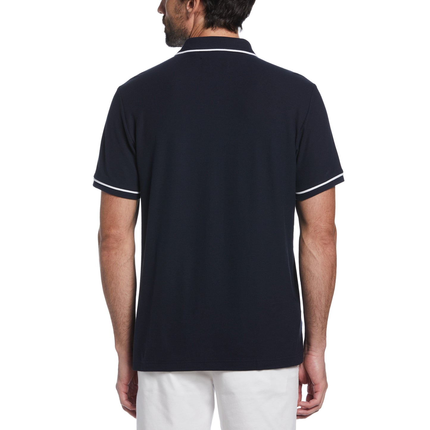 Original Penguin Organic Cotton Earl Pique Short Sleeve Polo Shirt – Dark Sapphire