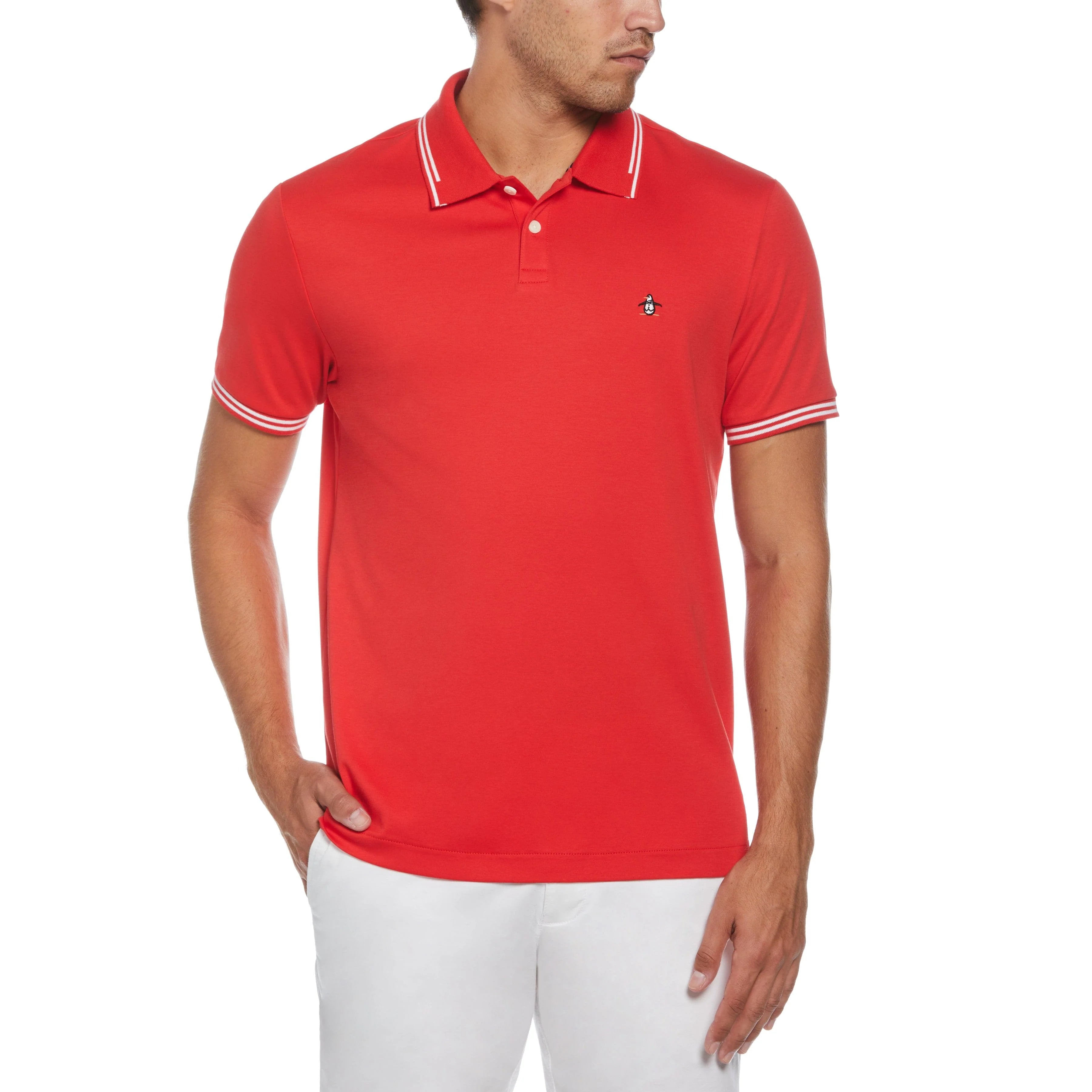 Original Penguin Organic Cotton Tv Pete Short Sleeve Polo Shirt – Raci ...