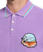 Original Penguin Organic Cotton Jethro Haynes Pique Short Sleeve Polo Shirt - Amethyst Orchid