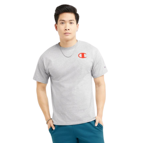 Champion US Classic Graphic T- Shirt  – Oxford Grey