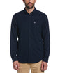 Original Penguin Ecovero™ Oxford Stretch Long Sleeve Shirt – Dark Sapphire