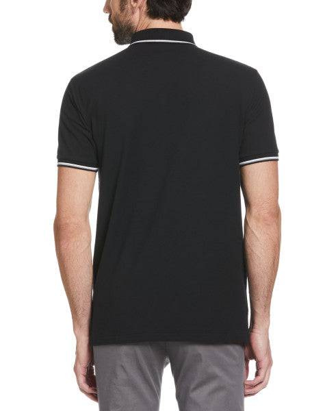 Original PenguinMega Pete Short Sleeve Polo Shirt - True Black