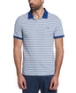 Original Penguin Auto Stripe Short Sleeve Polo Shirt – Cerulean