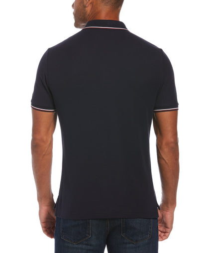 Original Penguin Mega Pete Short Sleeve Polo Shirt - Dark Sapphire