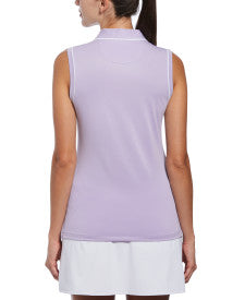 Original Penguin US Women’s Veronica Sleeveless Golf Polo Shirt – Lavender